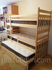 Ліжка двоярусні - низькі ціни від ПростоДІм
