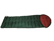 Облегчённый пуховый спальный мешок одеяло с капюшоном на рост до 192 